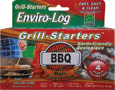 ENVIRO-LOG: Grill Starter Four Starts, 5 oz - Vending Business Solutions