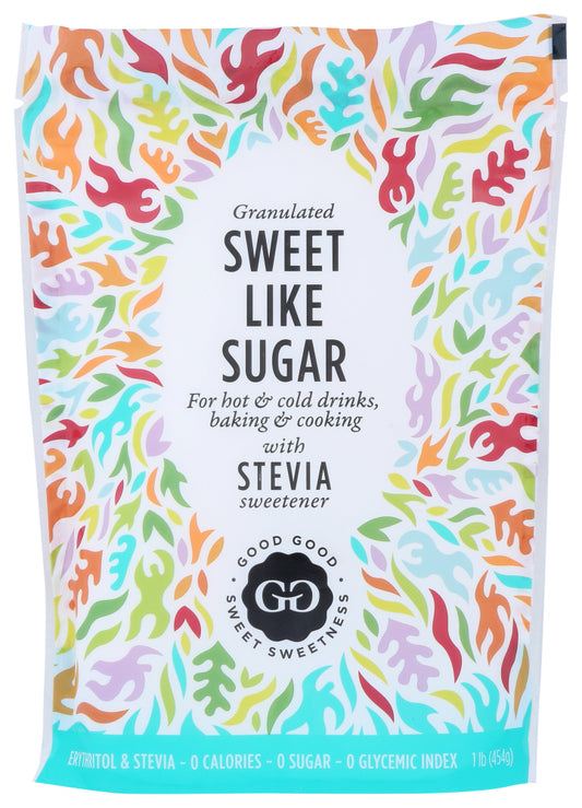 GOOD GOOD: Sweet Like Sugar Sweetener, 1 lb - Vending Business Solutions