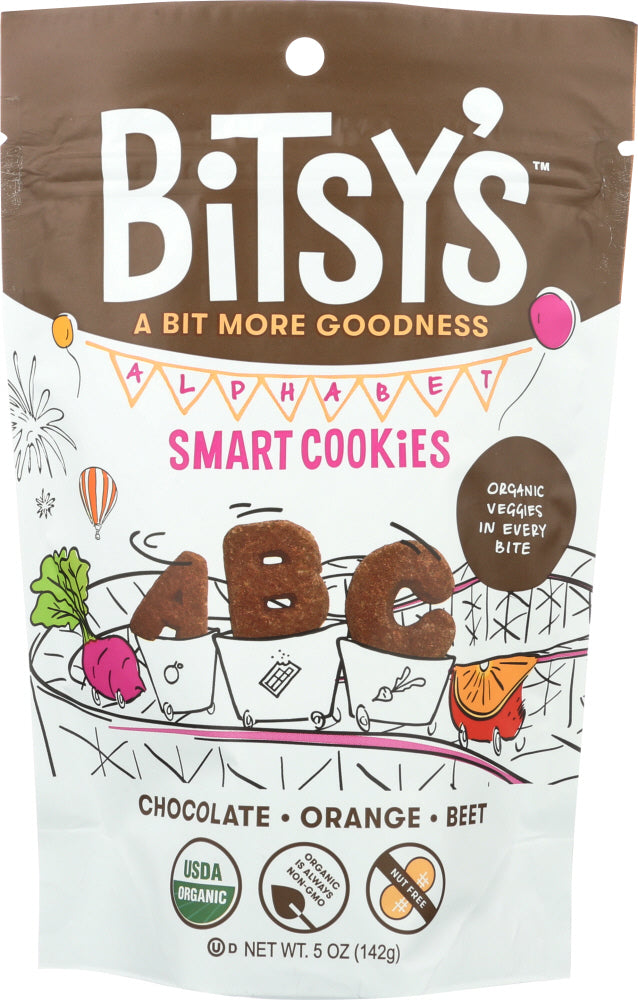 BITSYS BRAINFOOD: Chocolate Orange Beet Cookies Organic, 5 oz - Vending Business Solutions