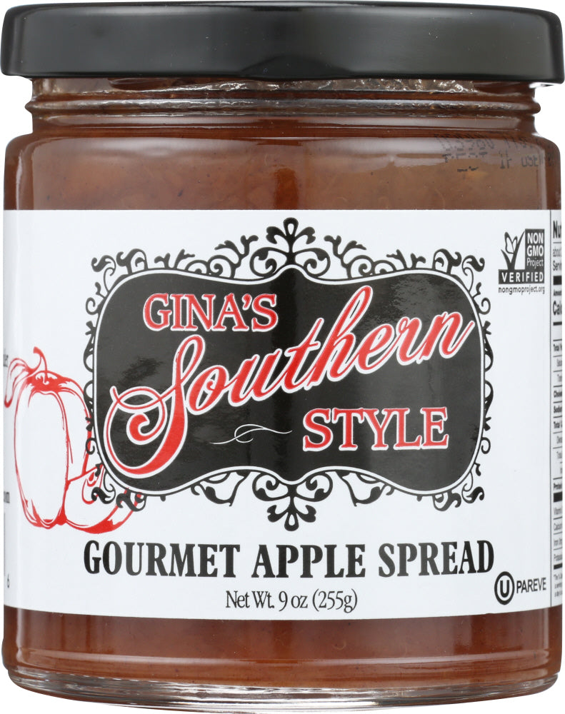 GINAS SOUTHERN STYLE: Gourmet Apple Spread, 9 oz - Vending Business Solutions