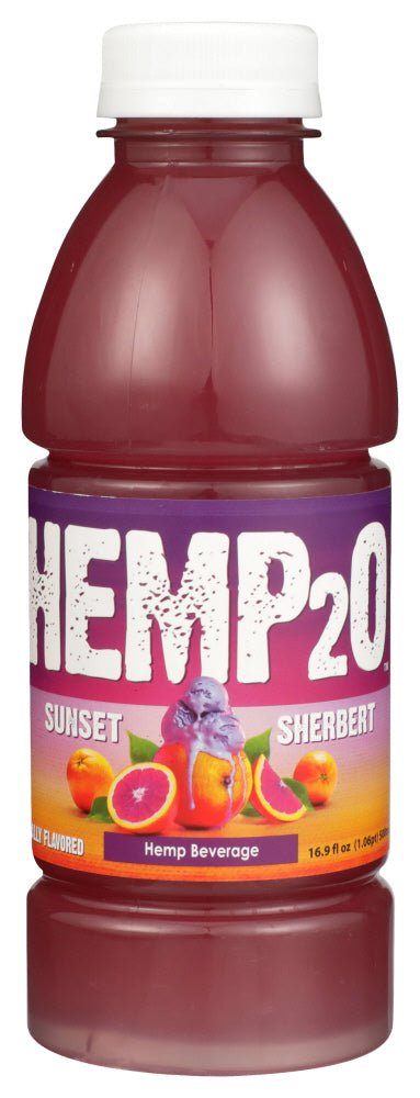 HEMP2O: Sunset Sherbert Hemp Beverage, 16.9 fo - Vending Business Solutions