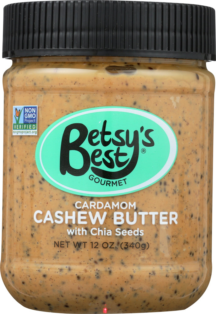 BESTYS BEST: Cashew Butter With Chia, 12 oz - Vending Business Solutions