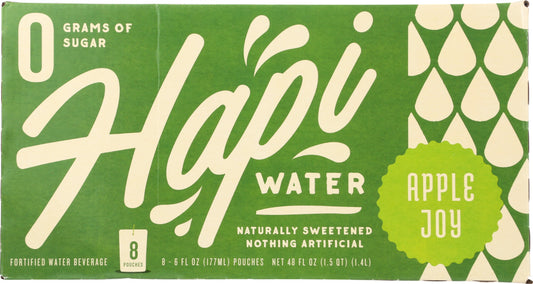 HAPI DRINKS: Water Apple Hapi, 8 pk - Vending Business Solutions