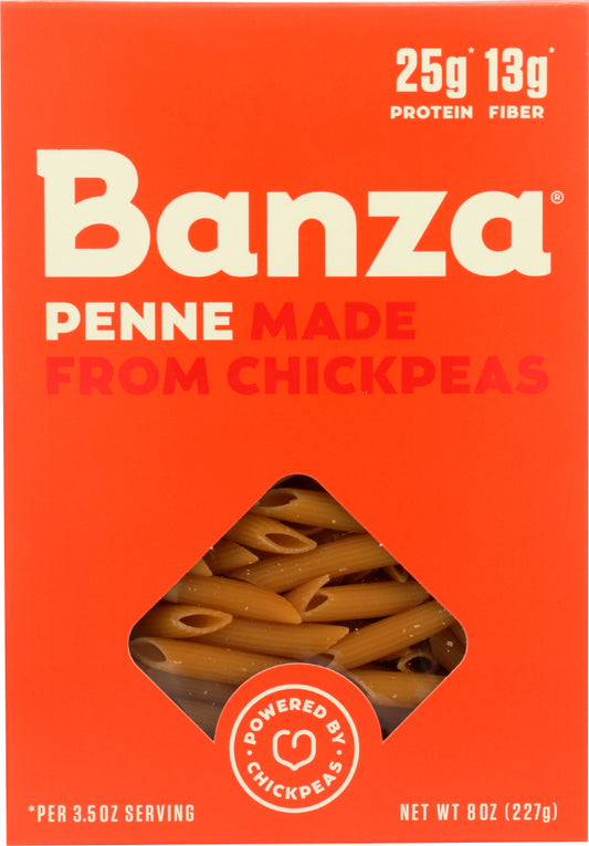BANZA: Penne Chickpea Pasta, 8 oz - Vending Business Solutions
