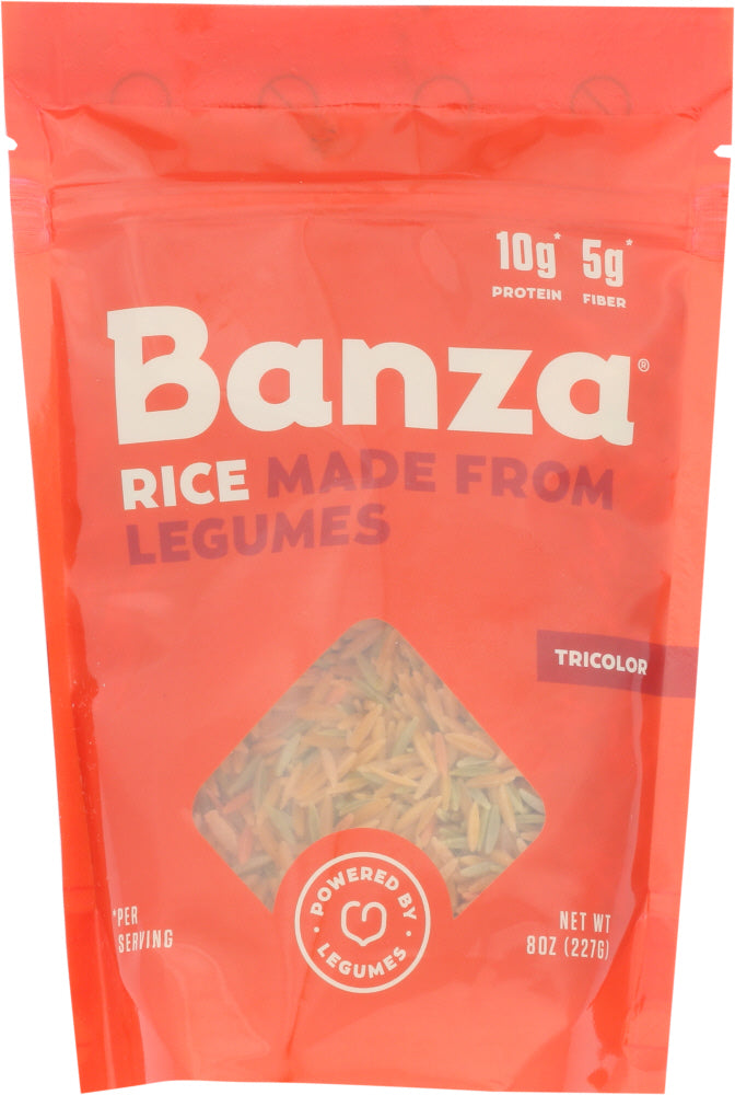 BANZA: Tricolor Legume Rice, 8 oz - Vending Business Solutions