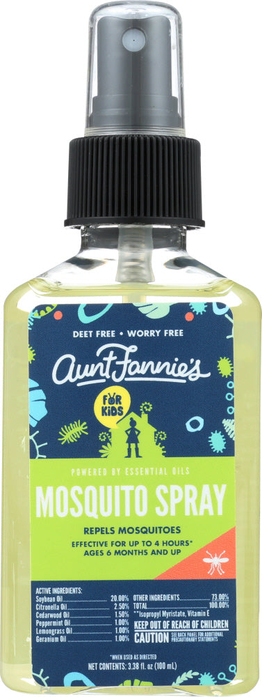 AUNT FANNIES: Kids Mosquito Spray Repellent, 100 ml - Vending Business Solutions