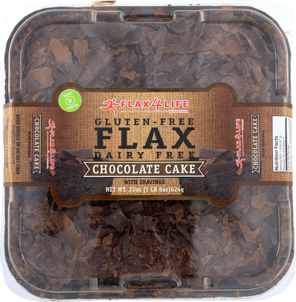 FLAX4LIFE: Cake Chocolate With Shavings, 22 oz - Vending Business Solutions