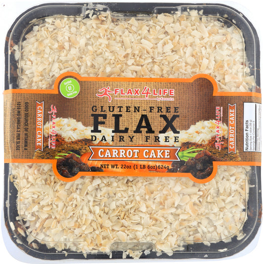 FLAX4LIFE: Carrot Cake 8x8, 22 oz - Vending Business Solutions