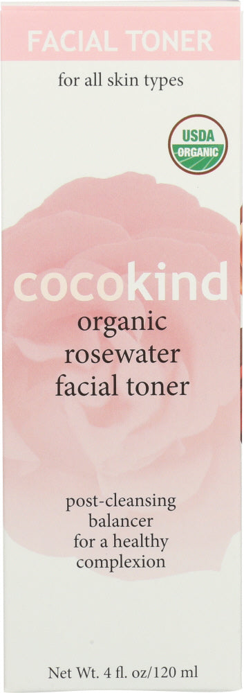 COCOKIND: Organic Rosewater Facial Toner, 120 ml - Vending Business Solutions