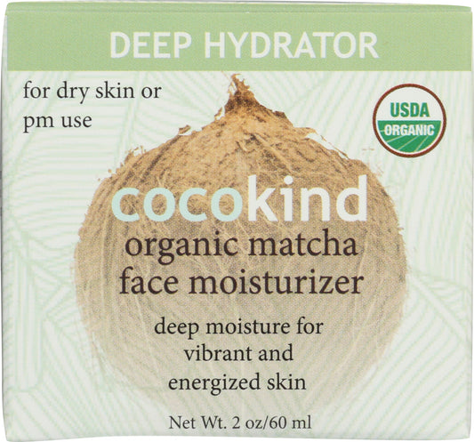 COCOKIND:  Organic Matcha Face Moisturizer, 60 ml - Vending Business Solutions