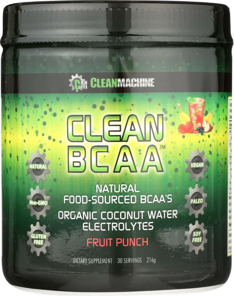 CLEAN MACHINE: Clean Bcaa Fruit Punch, 10 oz - Vending Business Solutions