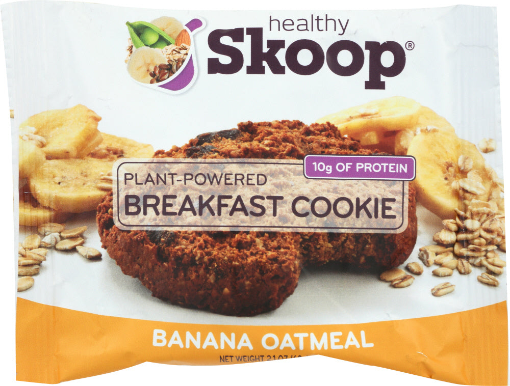 HEALTHY SKOOP: Banana Oatmeal Breakfast Cookies, 2.1 oz - Vending Business Solutions