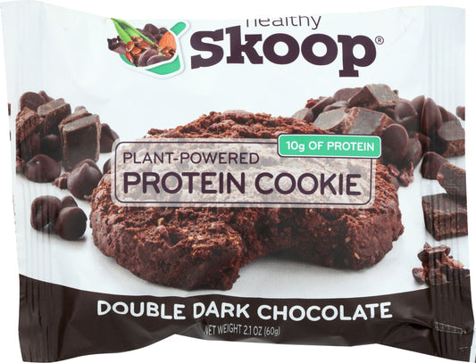 HEALTHY SKOOP: Double Dark Chocolate Protein Cookies, 2.1 oz - Vending Business Solutions