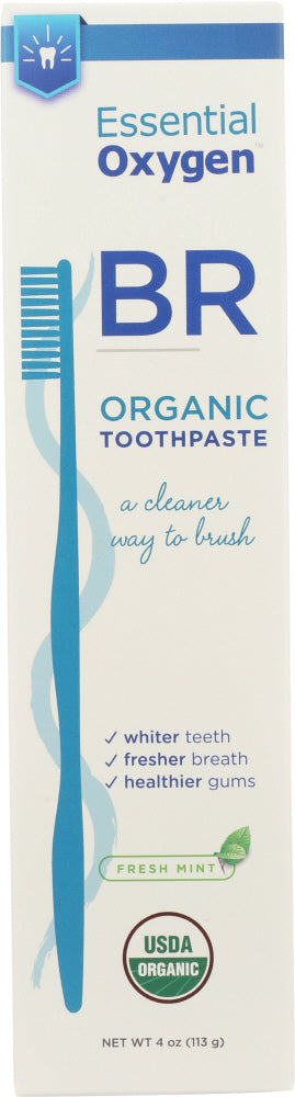 ESSENTIALOXYGEN: Organic Mint Toothpaste, 4 oz - Vending Business Solutions