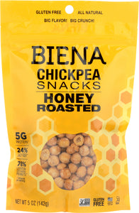 BIENA: Honey Roasted Chickpeas, 5 oz - Vending Business Solutions