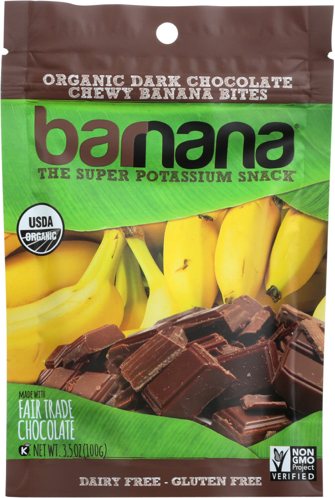 BARNANA: Organic Chocolate Chewy Banana Bites, 3.5 oz - Vending Business Solutions