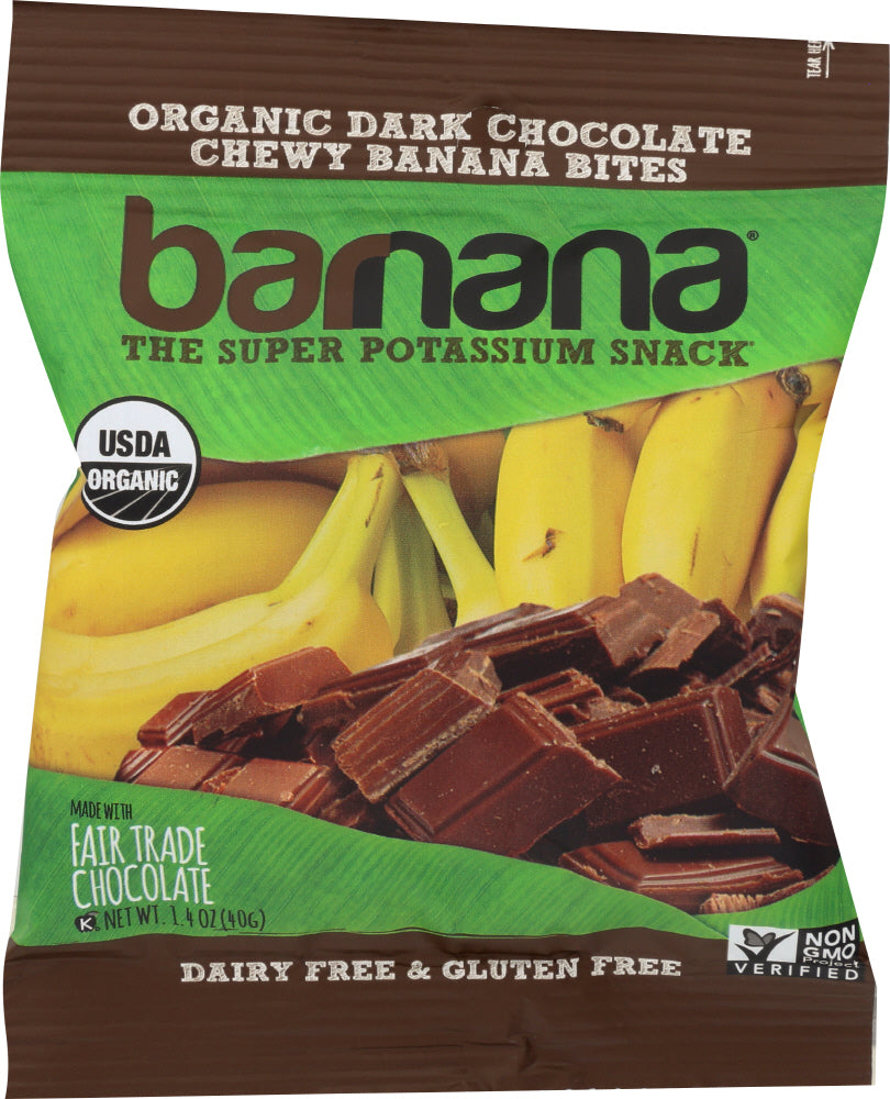 BARNANA: Organic Chocolate Chewy Banana Bites, 1.4 oz - Vending Business Solutions