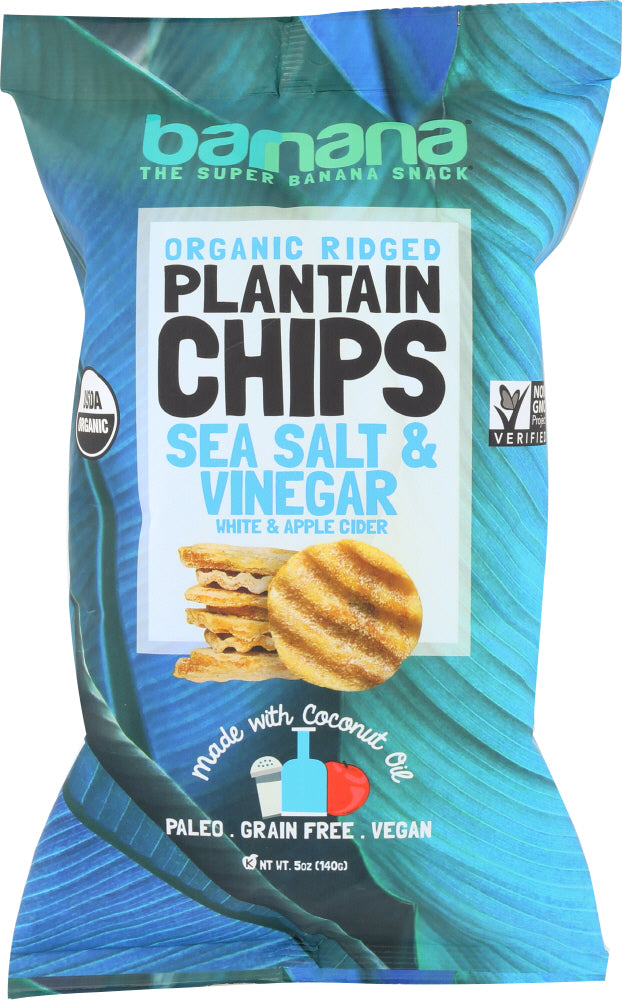 BARNANA: Plantain Chips Sea Salt & Vinegar, 5 oz - Vending Business Solutions