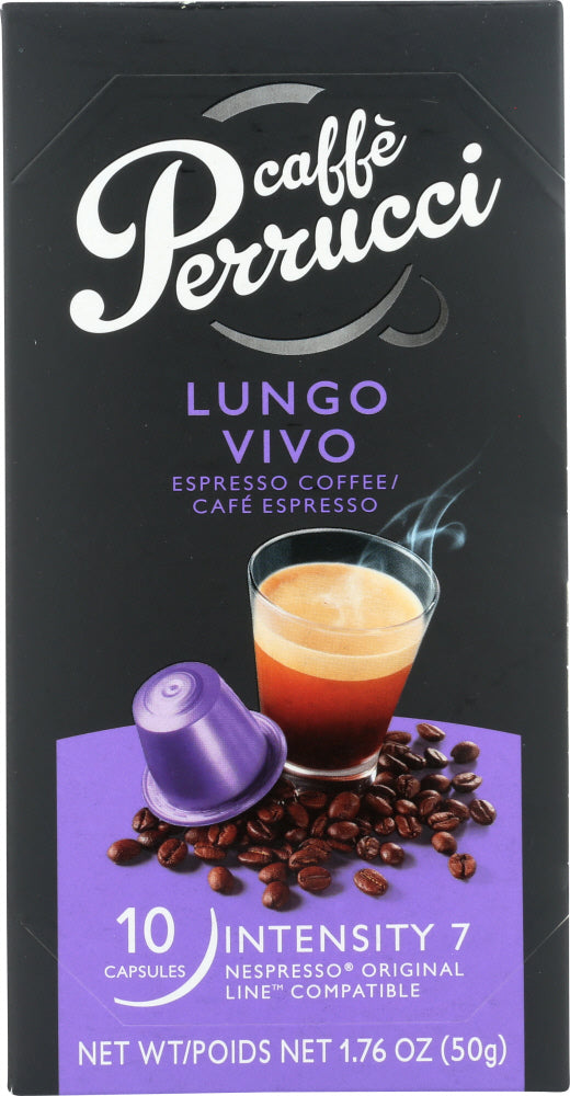 CAFFE PERRUCCI: Lungo Vivo Coffee, 1.76 oz - Vending Business Solutions