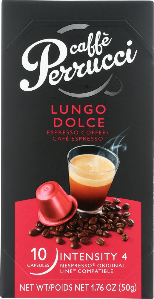 CAFFE PERRUCCI: Lungo Dolce Coffee, 1.76 oz - Vending Business Solutions