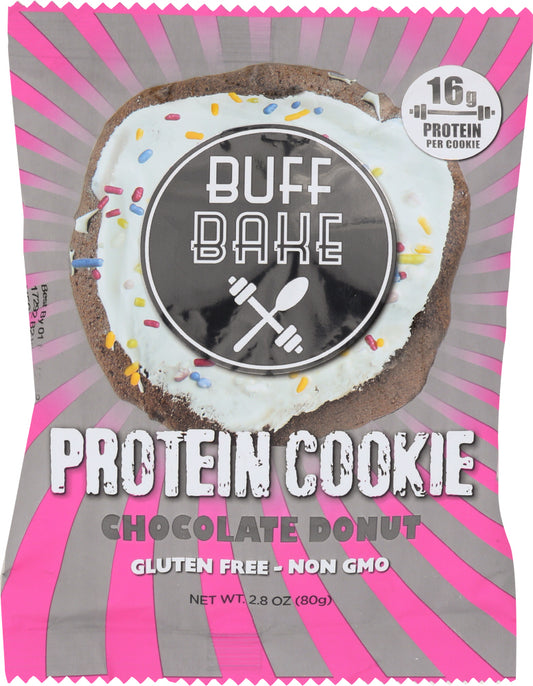 BUFF BAKE: Protein Cookie Chocolate Donut, 2.8 oz - Vending Business Solutions