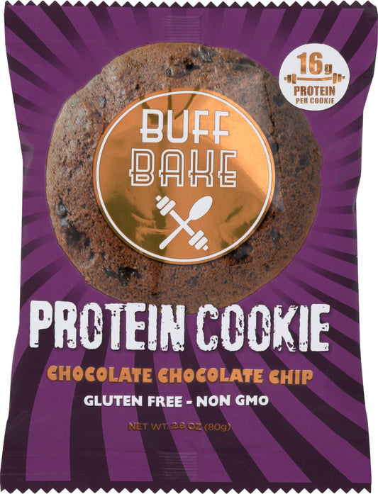 BUFF BAKE: Protein Cookie Chocolate Chocolate Chip, 2.82 oz - Vending Business Solutions