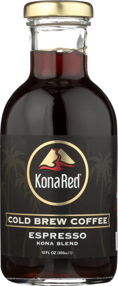 KONA RED: Cold Brew Coffee Espresso, 12 oz - Vending Business Solutions