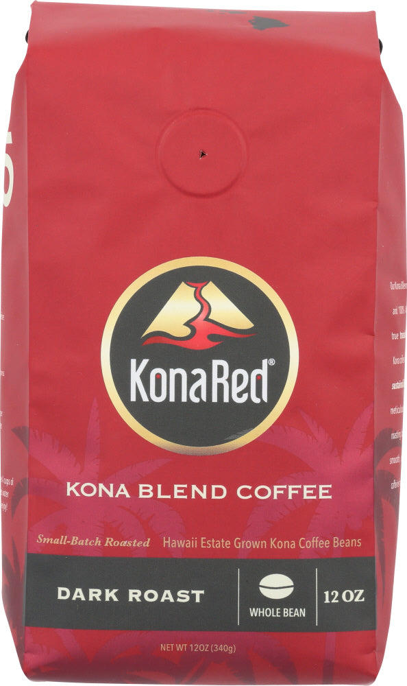 KONA RED: Coffee Whole Bean Dark, 12 oz - Vending Business Solutions