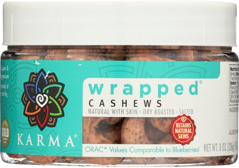KARMA: Cashews Wrapped Sea Salt, 8 oz - Vending Business Solutions