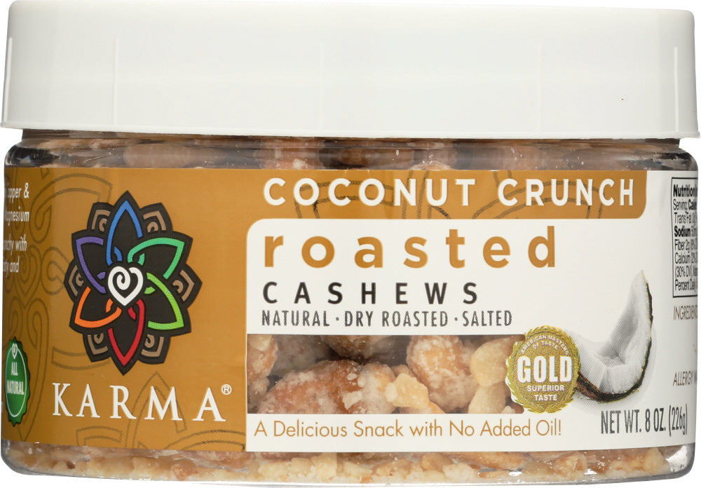 KARMA: Roasted Coconut Cashews, 8 oz - Vending Business Solutions