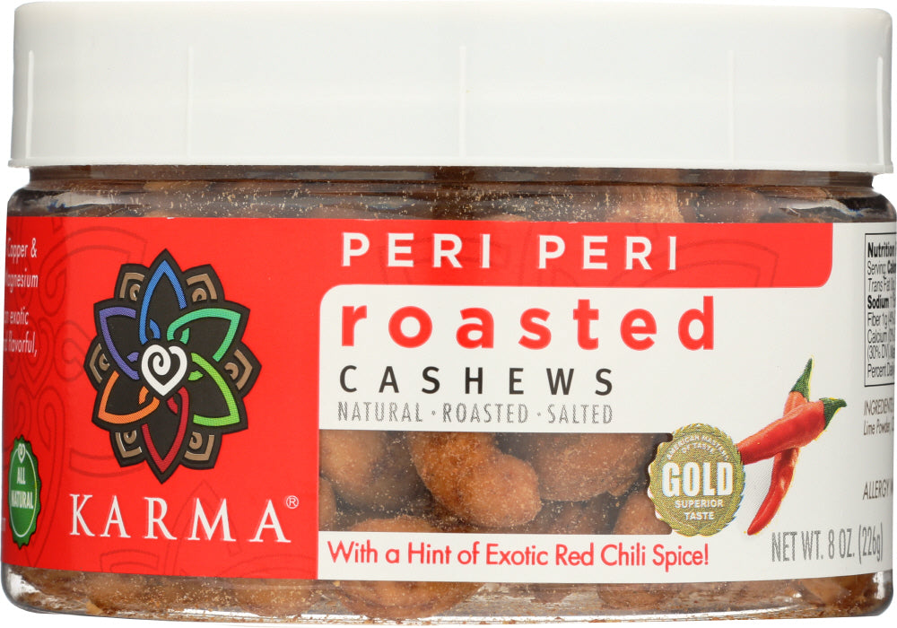 KARMA: Roasted Peri Peri Cashews, 8oz - Vending Business Solutions
