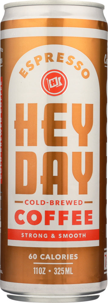 HEYDAY COLD BREW: Coffee Cold Brew Espresso, 11 fo - Vending Business Solutions
