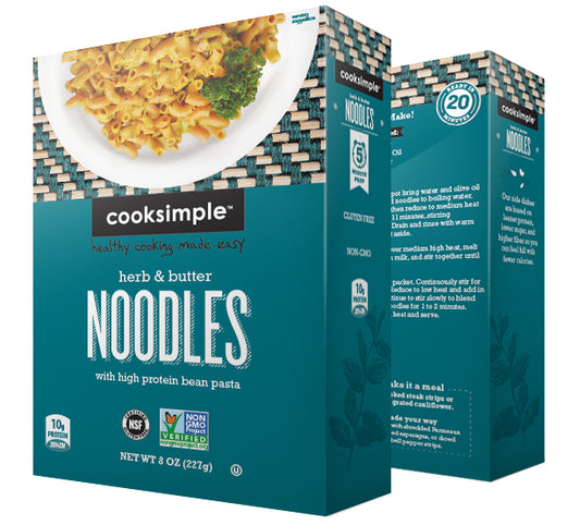 COOKSIMPLE: Herb and Butter Noodles, 8 oz - Vending Business Solutions