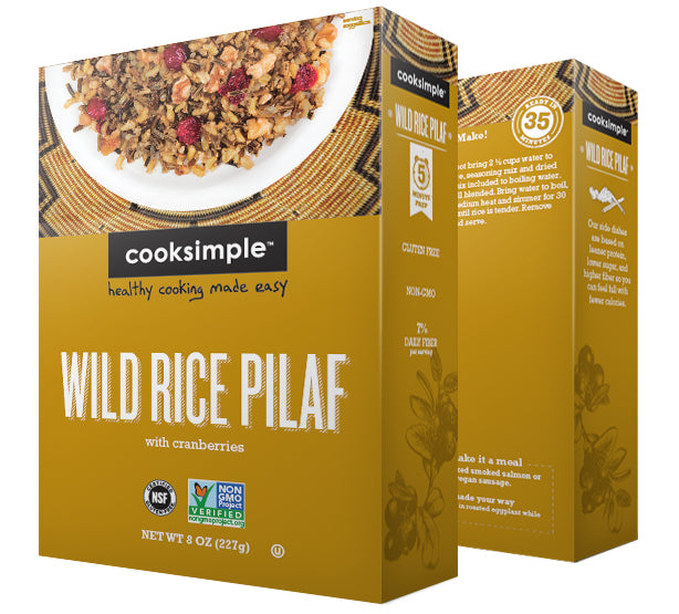 COOKSIMPLE: Wild Rice Pilaf Mix, 8 oz - Vending Business Solutions