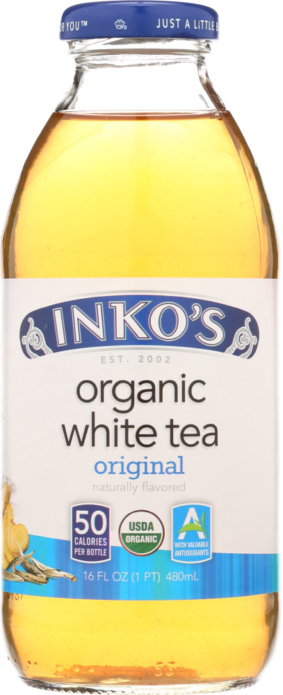 INKOS: 100% Natural White Tea Original Organic , 16 oz - Vending Business Solutions