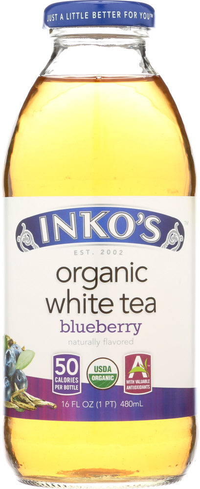 INKOS: Organic White Tea Blueberry, 16 Fl oz - Vending Business Solutions