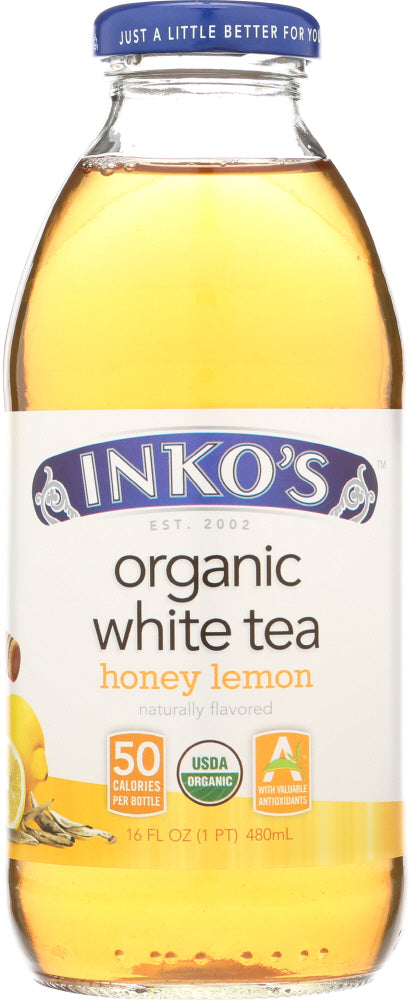 INKOS: Tea White Honey Lemon Organic, 16 oz - Vending Business Solutions