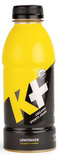 K PLUS ORGANIC SPORTS DRINK: Beverage Sport Lemonade, 16.9 fo - Vending Business Solutions