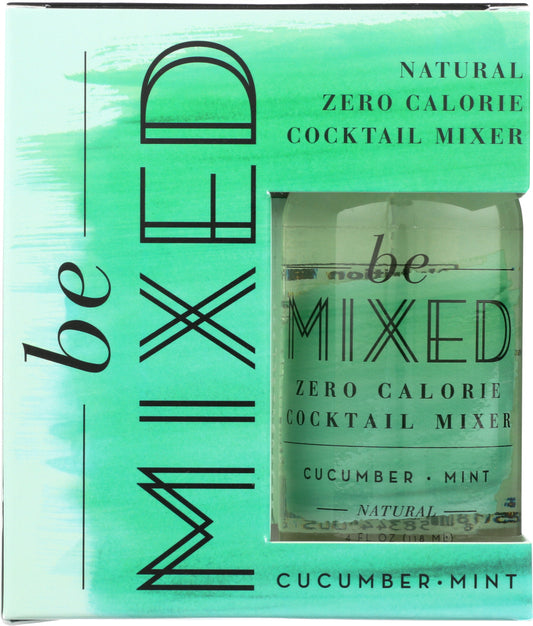 BE MIXED LLC: Mixed Cucumber Mint Cocktail Mix 4 Pack, 16 oz - Vending Business Solutions