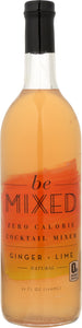 BE MIXED LLC: Mixer Cocktail Ginger Lime, 25 oz - Vending Business Solutions