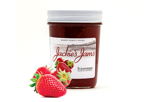 JACKIES JAMS: Strawberry Jam, 8 oz - Vending Business Solutions