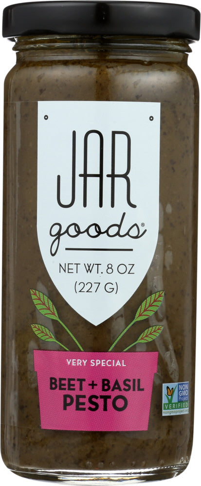 JAR GOODS: Beet Basil Pesto Sauce, 8 oz - Vending Business Solutions