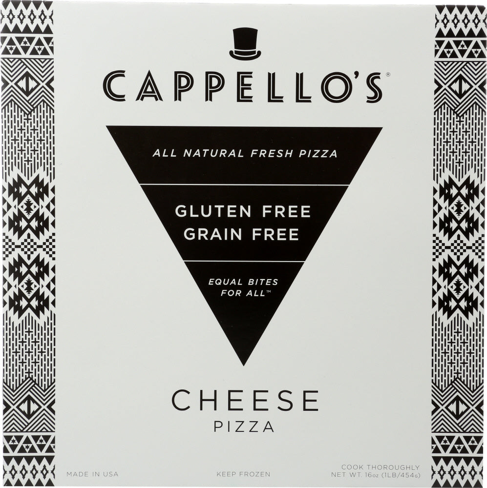 CAPPELLOS: Grain Free Cheese Pizza, 16 oz - Vending Business Solutions