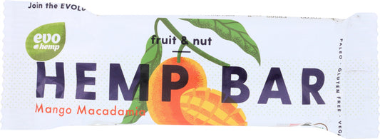 EVO HEMP: Mango Macadamia Hemp Bar, 1.7 oz - Vending Business Solutions