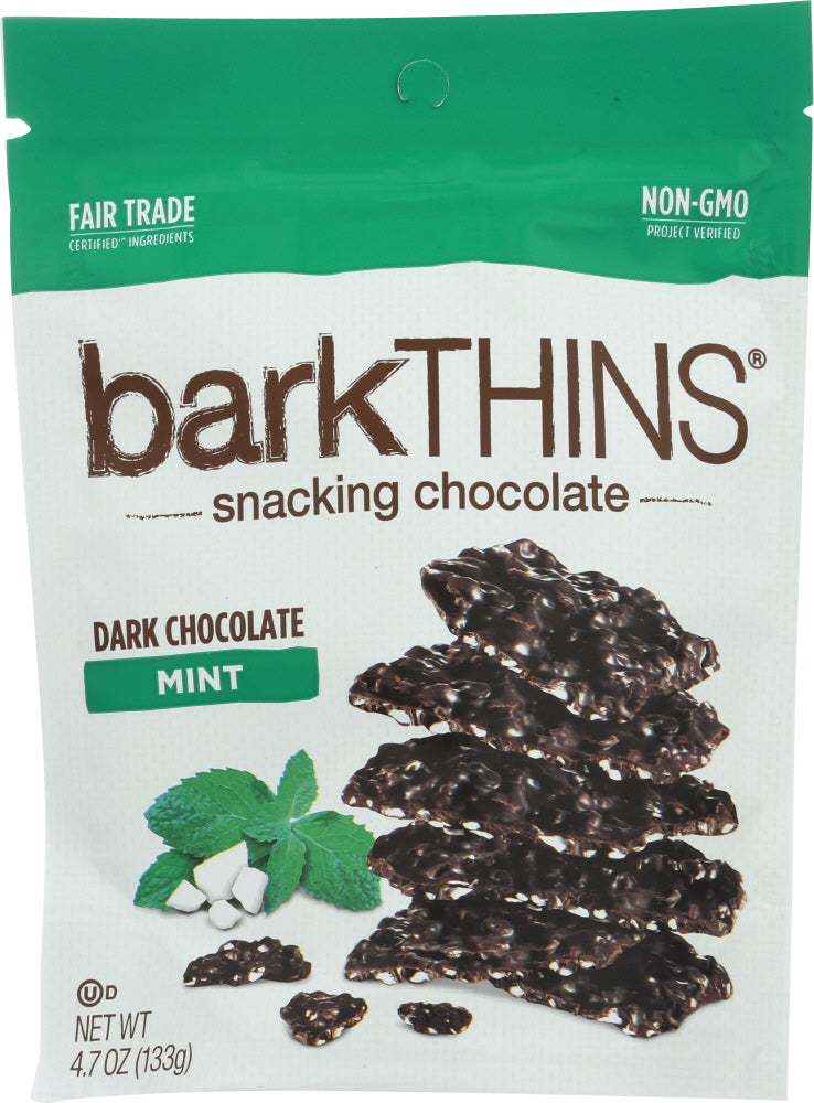 BARKTHINS: Dark Chocolate Mint Snacking Chocolate, 4.7 oz - Vending Business Solutions