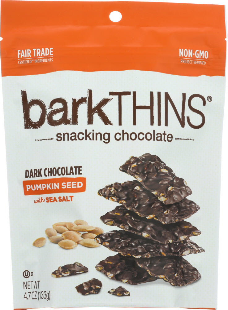 BARKTHINS: Dark Chocolate Pumpkin Seed With Sea Salt, 4.7 oz - Vending Business Solutions