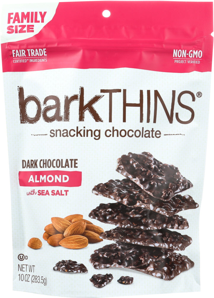 BARKTHINS: Dark Chocolate Almond with Sea Salt, 10 oz - Vending Business Solutions