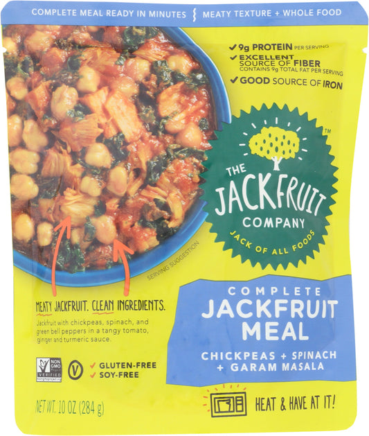 JACKFRUIT: Jackfruit Meal Chickpeas Spinach Masala, 10 oz - Vending Business Solutions