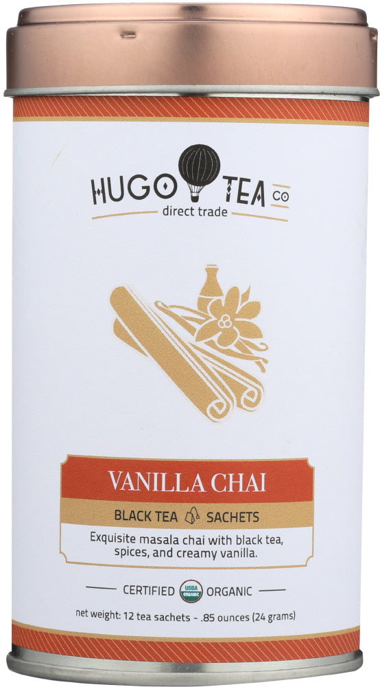 HUGO TEA COMPANY: Tea Black Vanilla Chai, .8 oz - Vending Business Solutions