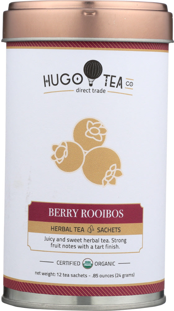 HUGO TEA COMPANY: Tea Herbal Berry Rooibos, .8 oz - Vending Business Solutions